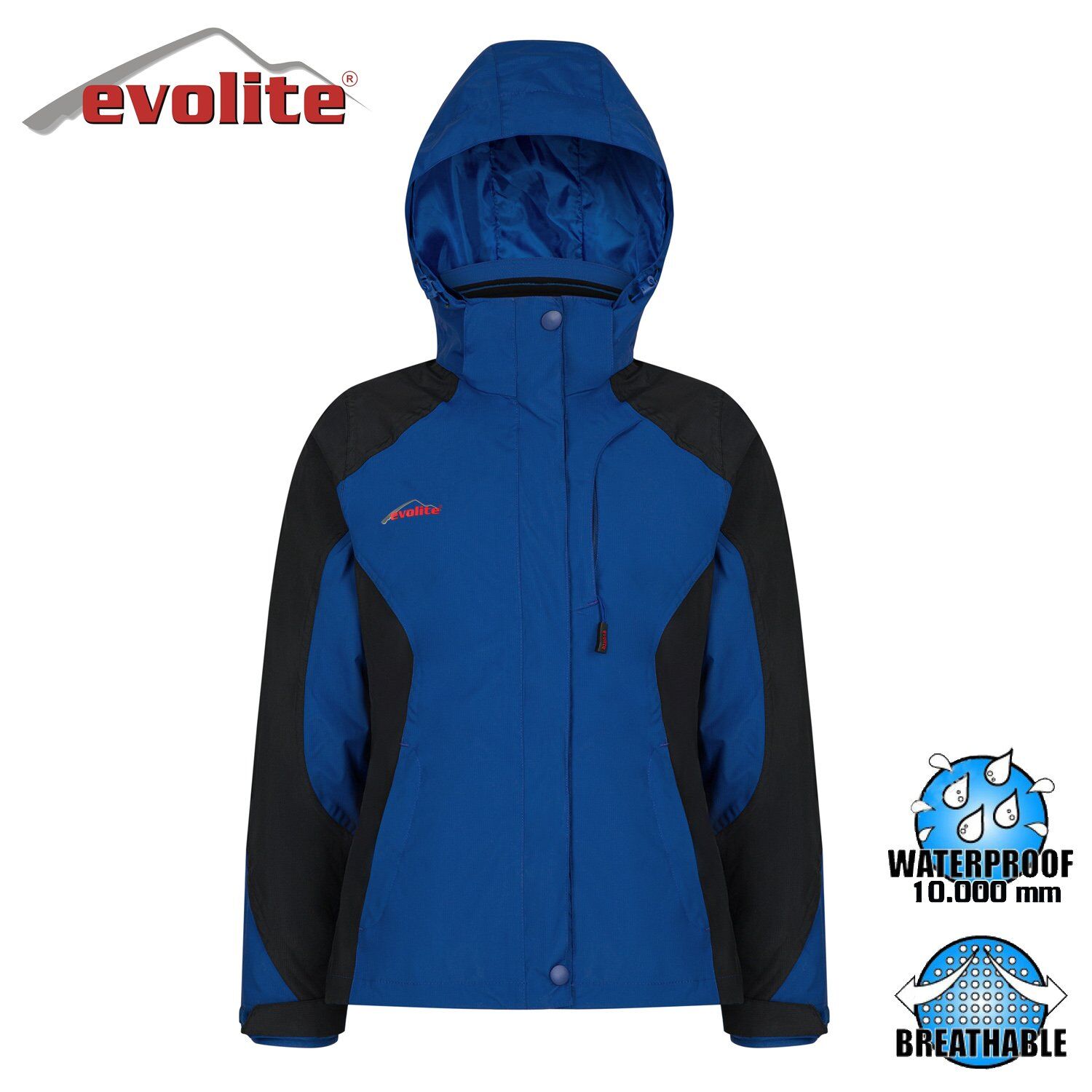 Evolite Diva Kadın 3in1 Mavi/Siyah Mont