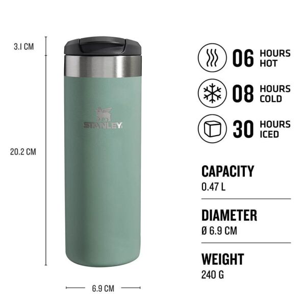 Stanley The Aeroli̇ght 0.47 Li̇tre Termos Yeşi̇l Renk