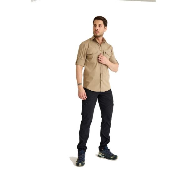Q&Steinbock Sithonia Man Shirt Bej
