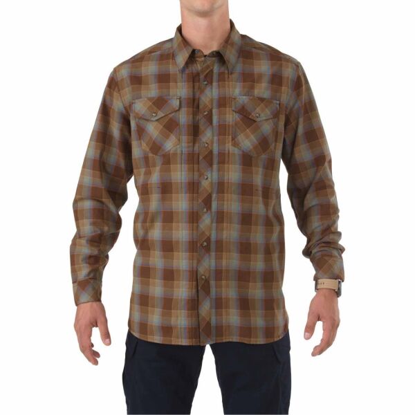 5.11 Flannel L/s Gomlek Kahve