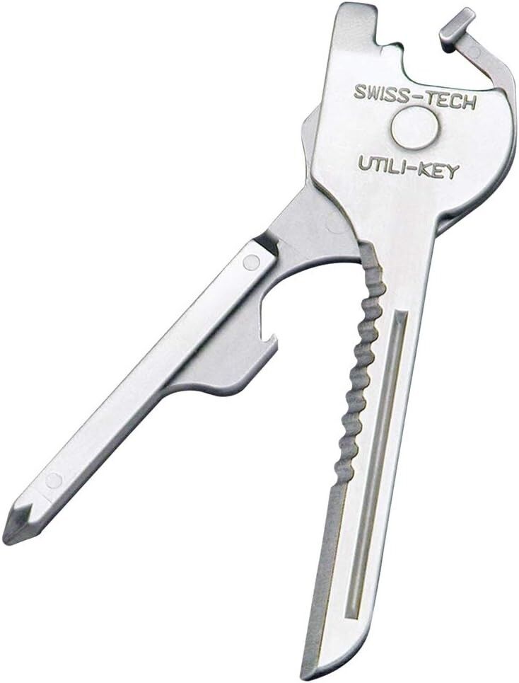 Swiss+Tech Utili-Key 6-in-1 Çok Amaçlı Anahtarlık Multitool