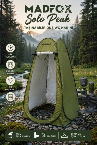 Madfox SoloPeak Pop-UP Duş, WC ve Giyinme Çadırı