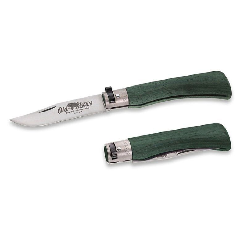 Old Bear 17 Cm Lamine Yesil Ahsap 6 3/4'' S Caki