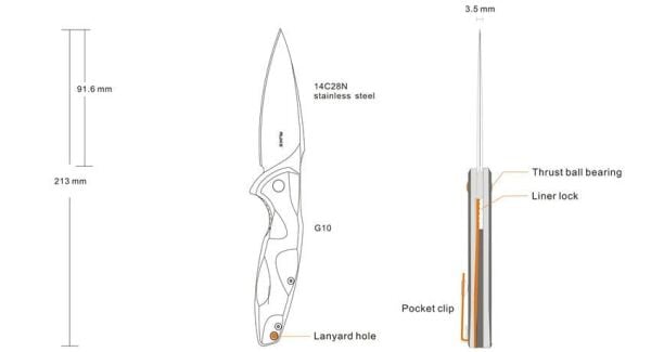 Ruike P105-q Çaki