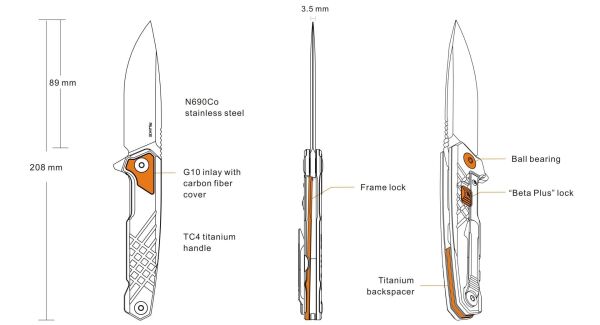 Ruike M875-tz Çaki