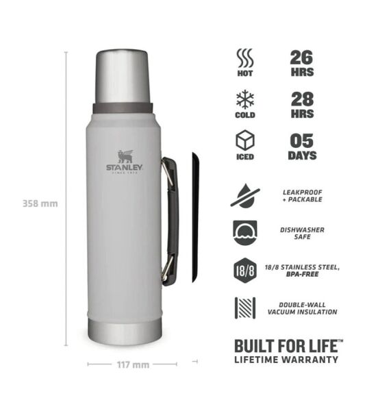 Stanley The Legendary Classic Bottle 1.0 Litre FÜME