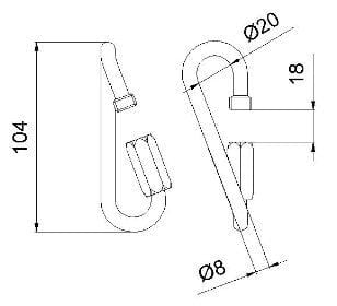 Ct Twist Celik Makarasi D8 Bolt Vidasi