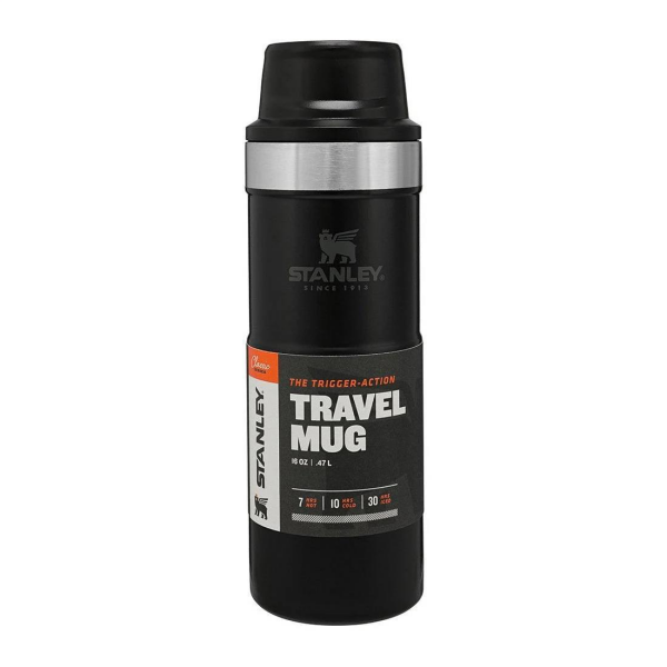 Stanley Klasi̇k Tri̇gger Acti̇on Termos 0.47 Lt Si̇yah