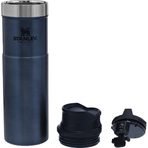 Stanley Klasi̇k Tri̇gger Acti̇on Termos 0.47 Lt Gece Mavi̇si̇