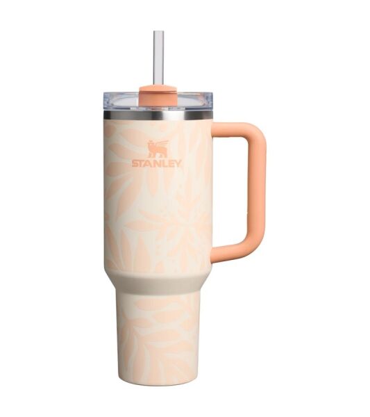 Stanley The Quencher H2.O FlowState Tumbler 1.18 Litre Aprıcot Palms