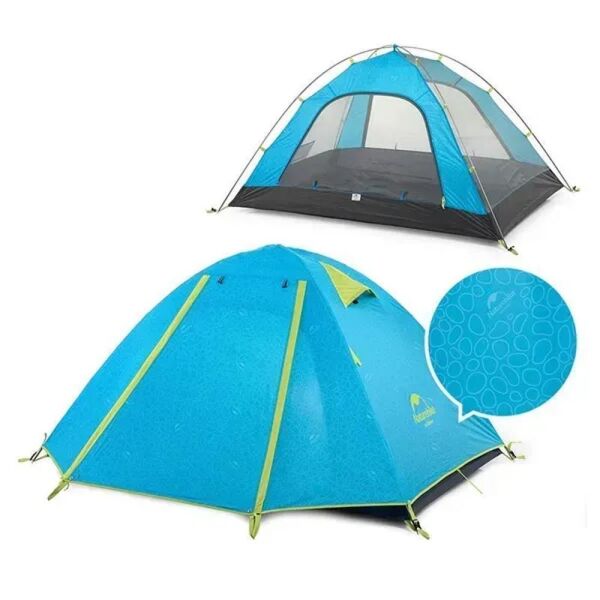 Naturehike P-seri̇si̇ 3 Ki̇şi̇li̇k Kamp Çadiri Mavi̇