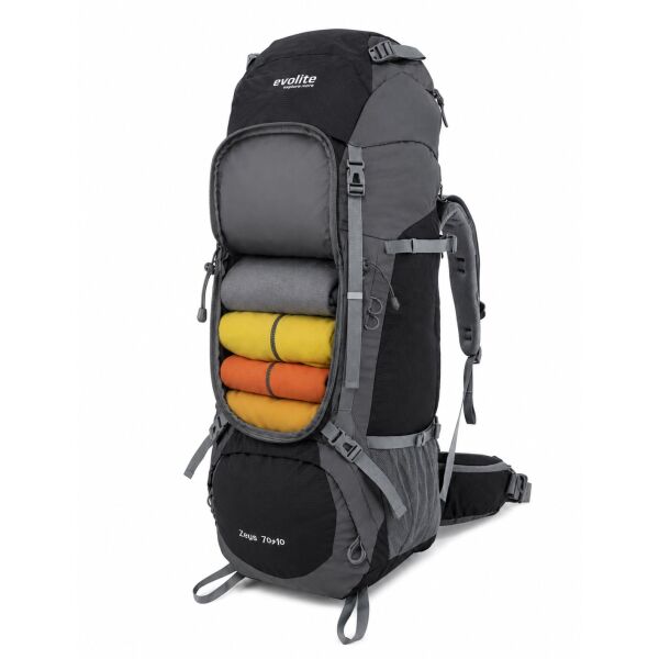 Evolite Zeus 70+10L Sırt Çantası - Siyah
