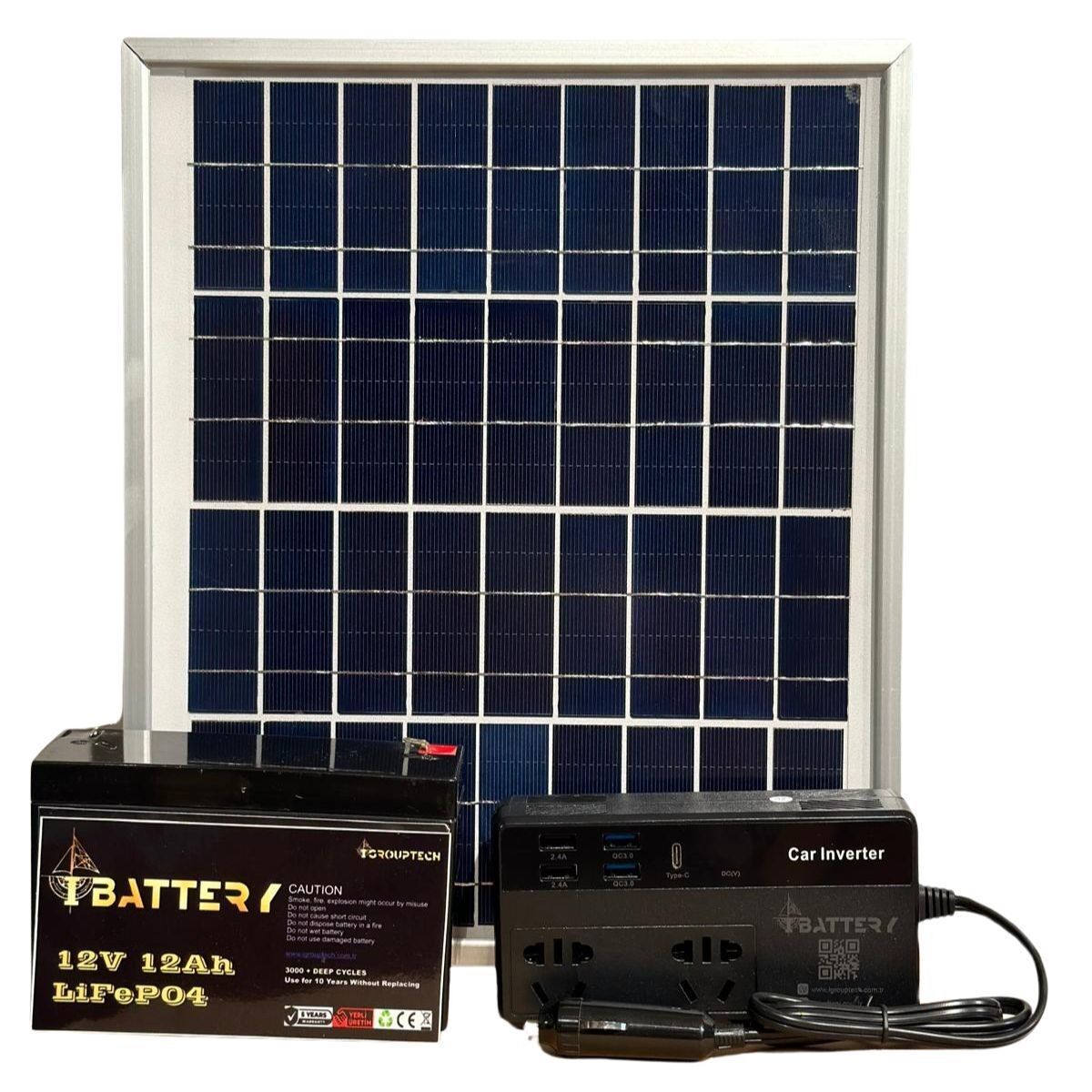 Ibattery Güneş Paneli̇ Enerji̇ Ki̇ti̇