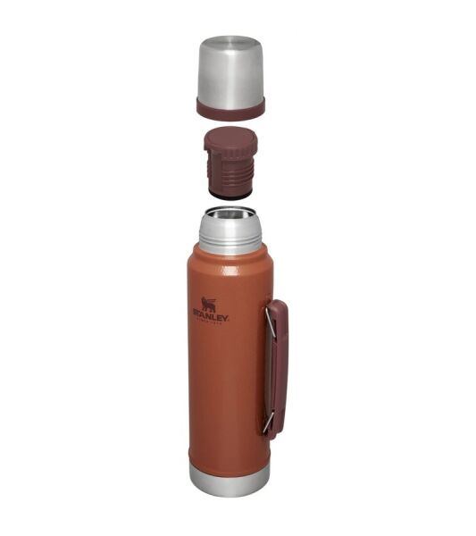 Stanley The Legendary Classic Bottle 1.0 Litre Hammertone Clay