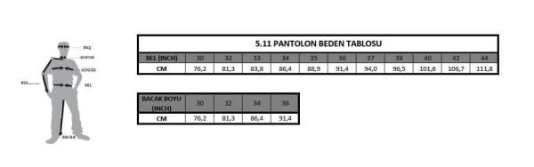 5.11 Taclite Jean-cut Pantolon Lacivert