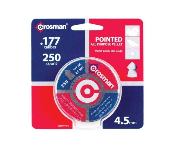 Crosman 4.5 Cal 250lik Sivri Tnk.kutu Havali Sacma