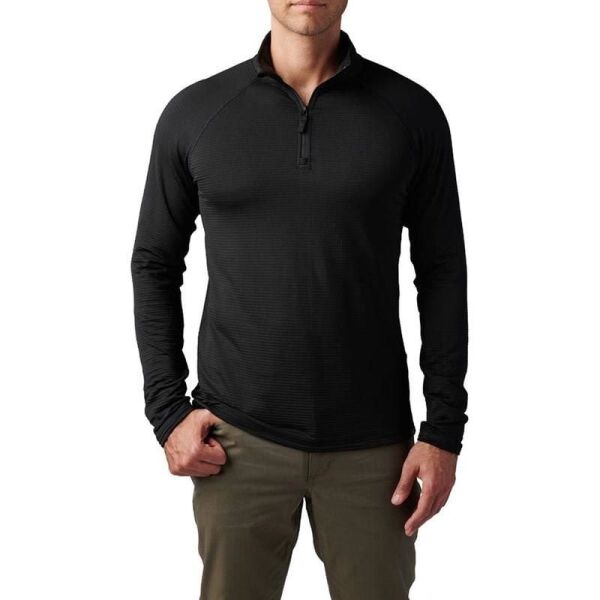 5.11 Stratos 1/4 Kisa Fermuar Sweat Siyah