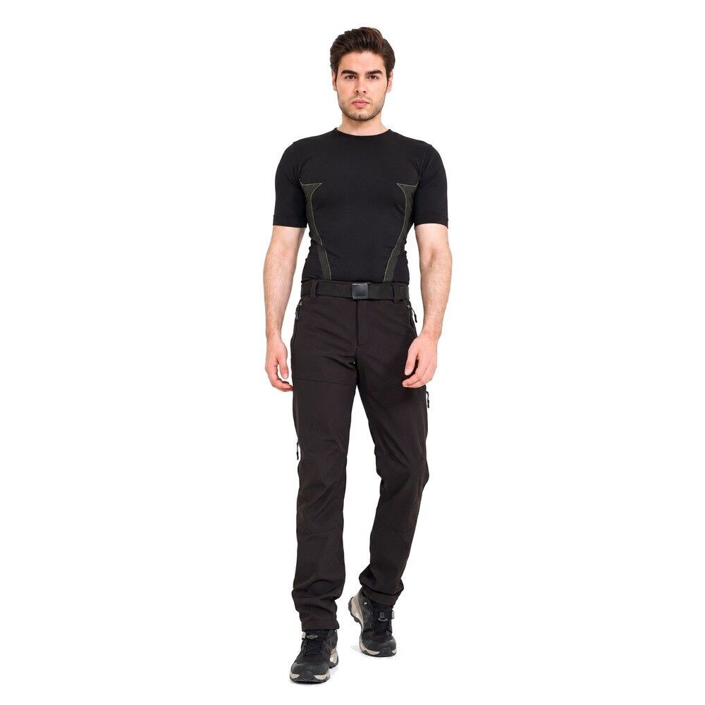 Q&Steinbock Kaunas Softshell Pantolon Black