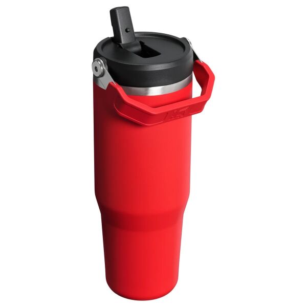Stanley The IceFlow Flip Straw 0.89 Litre Pipetli Termos Chili Black