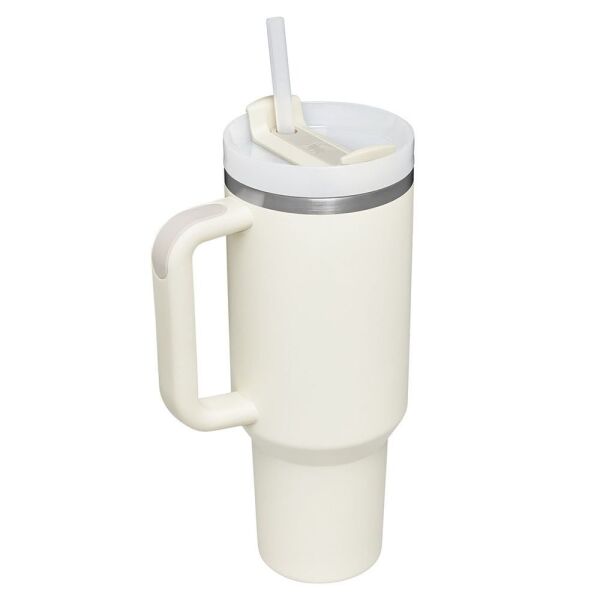 Stanley Quencher Pi̇petli̇ Termos 1.18 Li̇tre Krem Renk